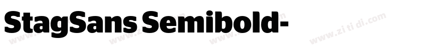 StagSans Semibold字体转换 StagSans Semibold字体转换